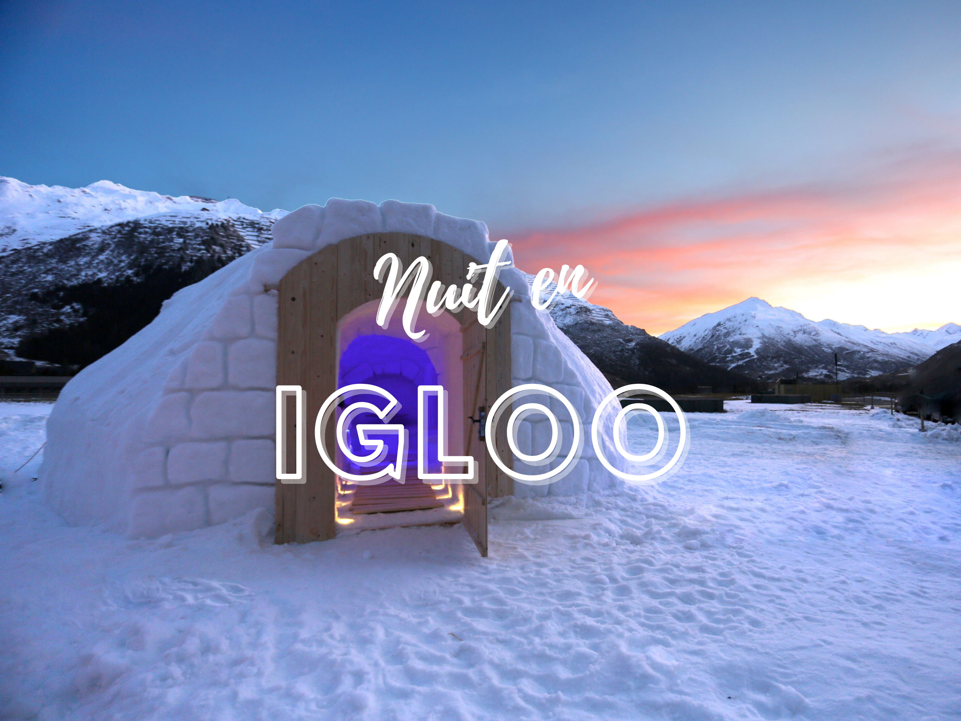 Un igloo en Suisse